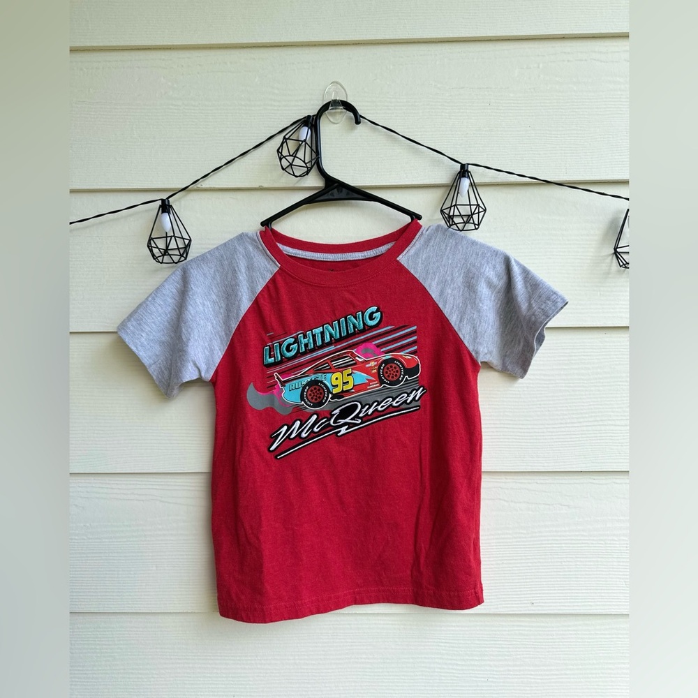 Red and Gray Lightning McQueen T-Shirt